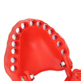 Denture Drill Bit Holder 28 Drill Bits Organizer Portable Denture Bit Holder with Magnet Red
