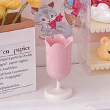 Pen Holder Tulip Shape Innovative Vintage Photo Props Large Capacity Pencil Holder for Office Study Room Home Pink In Australia - Darrahopens