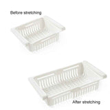 Fridge Drawer Organizer Retractable Multifunction Space Saving Refrigerator Storage Box White 20.5x16.4x7.6cm / 8.1x6.5x3.0in In Australia - Darrahopens