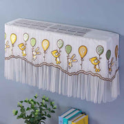 1.5P Air Conditioner Dust Cover Dustproof Wall Mounted Air Conditioner Protective Case Home Decorative Dust Cover Bear Rabbit Green Yellow Balloons 1.5P‑2P Within 94cm/37in In Australia - Darrahopens