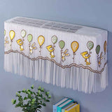1.5P Air Conditioner Dust Cover Dustproof Wall Mounted Air Conditioner Protective Case Home Decorative Dust Cover Bear Rabbit Green Yellow Balloons 1.5P‑2P Within 94cm/37in In Australia - Darrahopens