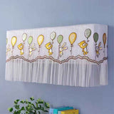 1.5P Air Conditioner Dust Cover Dustproof Wall Mounted Air Conditioner Protective Case Home Decorative Dust Cover Bear Rabbit Green Yellow Balloons 1.5P‑2P Within 94cm/37in In Australia - Darrahopens