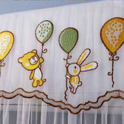 1.5P Air Conditioner Dust Cover Dustproof Wall Mounted Air Conditioner Protective Case Home Decorative Dust Cover Bear Rabbit Green Yellow Balloons 1.5P‑2P Within 94cm/37in In Australia - Darrahopens