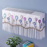 1.5P Air Conditioner Dust Cover Dustproof Wall Mounted Air Conditioner Protective Case Home Decorative Dust Cover Bear Rabbit Purple Blue Balloons 1.5P‑2P Within 94cm/37in In Australia - Darrahopens
