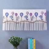 1.5P Air Conditioner Dust Cover Dustproof Wall Mounted Air Conditioner Protective Case Home Decorative Dust Cover Bear Rabbit Purple Blue Balloons 1.5P‑2P Within 94cm/37in In Australia - Darrahopens