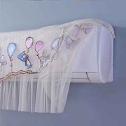 1.5P Air Conditioner Dust Cover Dustproof Wall Mounted Air Conditioner Protective Case Home Decorative Dust Cover Bear Rabbit Purple Blue Balloons 1.5P‑2P Within 94cm/37in In Australia - Darrahopens