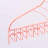 Multifunctional Clothes Drying Rack Plastic Seamless Wrinkle Free Clothes Hanger with V Shaped Clip Hook for Bra Socks Pink In Australia - Darrahopens