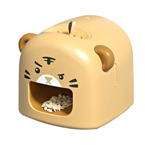 Electric Sunflower Seeds Opener Machine Automatic Sensing Melon Seed Shelling Tool Cute Pet Shaped Melon Seeds Peeler for Kids Yellow In Australia - Darrahopens