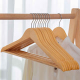 Wooden Coat Hanger Non Slip Clothes Hanging Rack 360 Degree Rotation Suit Hangers for Home 44.5cm 10pcs In Australia - Darrahopens