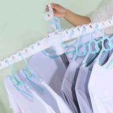 Clothes Drying Rack 360 Degree Rotating Folding Design Reliable Load Bearing Stainless Steel Laundry Accessories A Layer of White