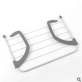Portable Clothes Drying Rack Multipurpose Collapsible Hanging Drying Rack for Balcony Railings Windowsill Grey In Australia - Darrahopens