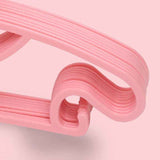 10PCS Kids Storage Hangers Plastic Thicken Bow Knot Coat Drying Hanger for Toddler Baby Pink In Australia - Darrahopens