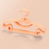 10PCS Kids Storage Hangers Plastic Thicken Bow Knot Coat Drying Hanger for Toddler Baby Orange In Australia - Darrahopens