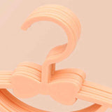 10PCS Kids Storage Hangers Plastic Thicken Bow Knot Coat Drying Hanger for Toddler Baby Orange In Australia - Darrahopens