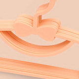 10PCS Kids Storage Hangers Plastic Thicken Bow Knot Coat Drying Hanger for Toddler Baby Orange In Australia - Darrahopens