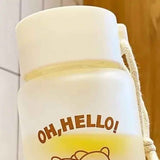 Kids Water Bottle Cute Cartoon Printing Handle Design Healthy Odorless Good Sealing Students Water Cup Hug Bear In Australia - Darrahopens