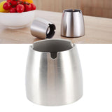 Ashtray Thickened Stainless Steel Rust and Corrosion Protection Home Metal Cone Cigarette Ashtray for Home Office Patio