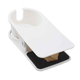 Cup Holder Clip Desk Side Glass Mug Bottle Clamp Stand Plastic for Home Office Storage White In Australia - Darrahopens