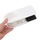 Cup Holder Clip Desk Side Glass Mug Bottle Clamp Stand Plastic for Home Office Storage White In Australia - Darrahopens