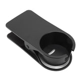 Cup Holder Clip Desk Side Glass Mug Bottle Clamp Stand Plastic for Home Office Storage Black