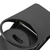 Cup Holder Clip Desk Side Glass Mug Bottle Clamp Stand Plastic for Home Office Storage Black