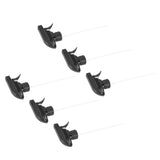 6Pcs Spray Bottle Replacement Nozzle Reusable Mist Stream Spray Tops Supplies Black 28mm