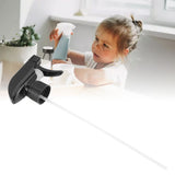 6Pcs Spray Bottle Replacement Nozzle Reusable Mist Stream Spray Tops Supplies Black 28mm