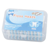 Interdental Brush Disposable Soft Silicone Head Portable Floss Toothpick Brush with Case for Oral Care 200pcs Blue