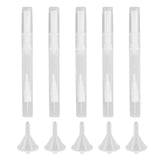 5 Set Empty Nail Oil Pen Transparent Plastic Tube Nylon Fiber Brush Cuticle Oil Pen for Travel In Australia - Darrahopens