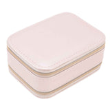 Jewelry Case Double Layer Portable Pink Necklace Hook Design Convenient Handle Travel Jewelry Box In Australia - Darrahopens