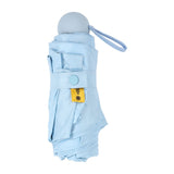 Travel Umbrella Sun Rain 5 Folding UV Protection Present Portable with Box for Men Women Blue In Australia - Darrahopens