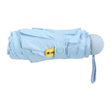 Travel Umbrella Sun Rain 5 Folding UV Protection Present Portable with Box for Men Women Blue