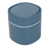 Mini Desktop Trash Can Debris Storage Cleaning Can with Lid for Coffee Table Dressing Table Desktop Countertop Blue In Australia - Darrahopens