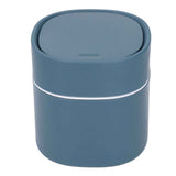 Mini Desktop Trash Can Debris Storage Cleaning Can with Lid for Coffee Table Dressing Table Desktop Countertop Blue In Australia - Darrahopens