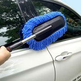 Car Wash Brush Microfiber Soft Scratch Free Multipurpose Cleaning Mop Duster for Car Maintenance Blue, Retractable In Australia - Darrahopens
