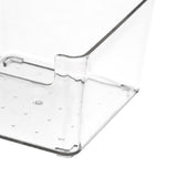 Drawer Storage Trays Durable Transparent Plastic Drawer Storage Divid Box for Kitchen Small Square Box
