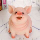 Piggy Bank Cute Pig Appearance Environmentally Friendly Resin Cartoon Piggy Bank Coin Bank Piggy 14x12x11cm