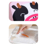 Thermal Bag Cartoon Large Capacity Heat Preservation Cute Lunch Bag for Children Pink Cow In Australia - Darrahopens