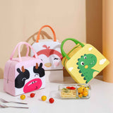 Thermal Bag Cartoon Large Capacity Heat Preservation Cute Lunch Bag for Children Green Dinosaur In Australia - Darrahopens