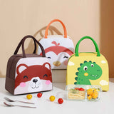 Thermal Bag Cartoon Large Capacity Heat Preservation Cute Lunch Bag for Children Green Dinosaur In Australia - Darrahopens