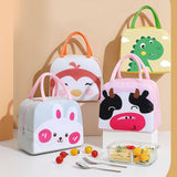 Thermal Bag Cartoon Large Capacity Heat Preservation Cute Lunch Bag for Children Bunny In Australia - Darrahopens
