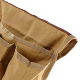 Chair Side Organizer Multifunctional Storage Bag Chair Side Bag for Camping Beach Khaki