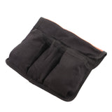 Chair Side Organizer Multifunctional Storage Bag Chair Side Bag for Camping Beach Black