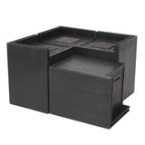 4PCS Sofa Risers Square 4in Porose Bed Lifts Furniture Risers for Fixing Small Pointy Feet Black In Australia - Darrahopens