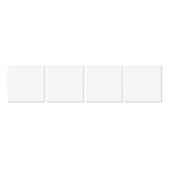 4PCS Sofa Risers Square 4in Porose Bed Lifts Furniture Risers for Fixing Small Pointy Feet Black