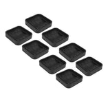 8pcs Wheel Stoppers Rubber Universal Scratch Proof Bed Sofa Caster Cups for Furniture