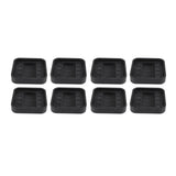 8pcs Wheel Stoppers Rubber Universal Scratch Proof Bed Sofa Caster Cups for Furniture