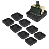 8pcs Wheel Stoppers Rubber Universal Scratch Proof Bed Sofa Caster Cups for Furniture