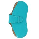 Leather Sunglasses Case Portable PU Leather Eyeglass Case Leather Wear Resistant Simple Eyeglass Case for Sunglasses Blue
