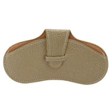 Leather Sunglasses Case Portable PU Leather Eyeglass Case Leather Wear Resistant Simple Eyeglass Case for Sunglasses Yellow In Australia - Darrahopens
